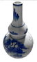 Chinese vase in porcelain double gourd and decorating - 2