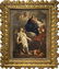 Oil painting on canvas depicting the Madonna and Child