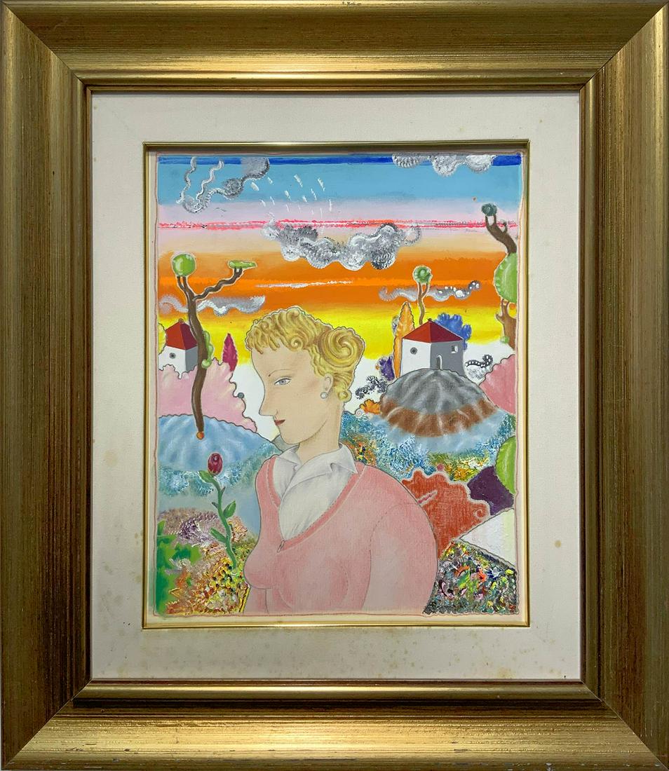 Acrylic on canvas. Luca Alinari (Florence, 1943 - (1 of 4)