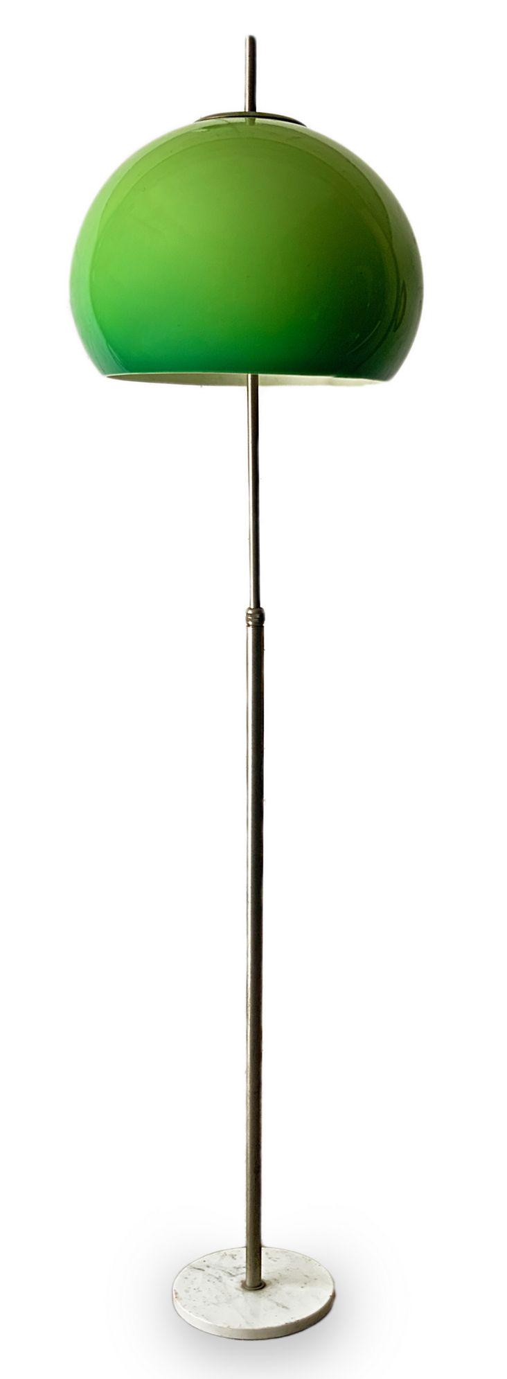 Guzzini, floor lamp with aluminum structure and (1 of 5)