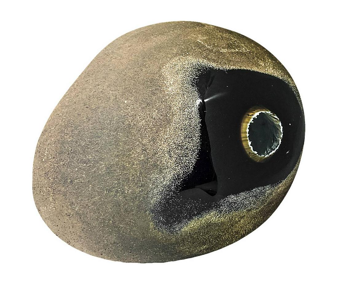 Rock with Murrina, Murano, 20th century. H 9 cm: Rock with Murrina, Murano, 20th century. H 9 cm