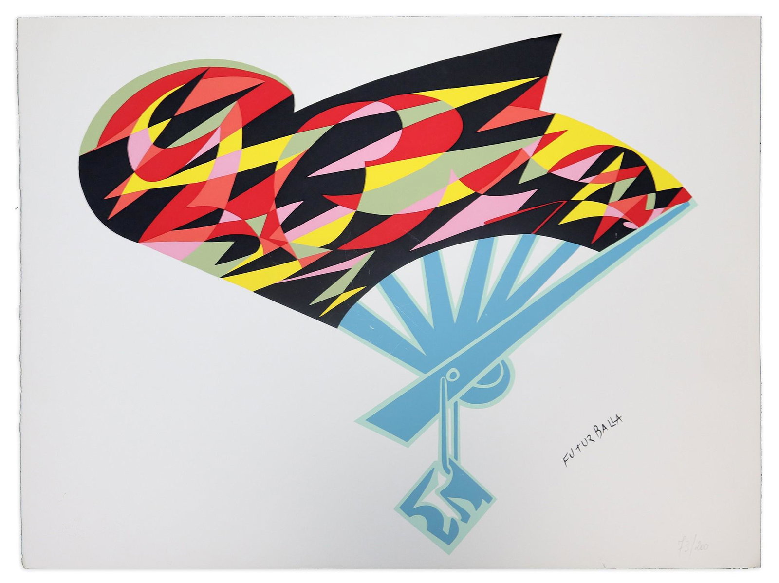 Giacomo Balla (Torino 1871-Roma 1958)  - Folding fan, 1918 (1 of 5)