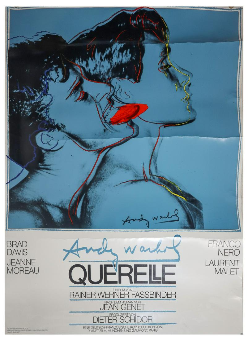 Andy Warhol (American 1928-1987)  - Blue Querelle, 1983 (1 of 4)
