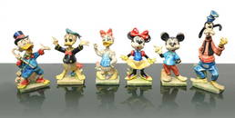 Fontanini per Walt Disney - Set of Walt Disney character figurines, 1950