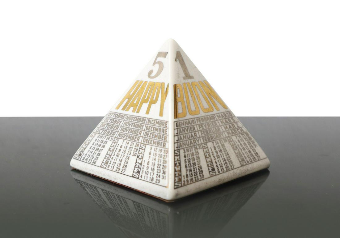Piero Fornasetti - Calendar paperweight year 1965, 1965 (1 of 4)