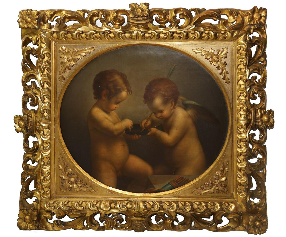 Pair of Cupids, Italy, 19th century (1 of 5)