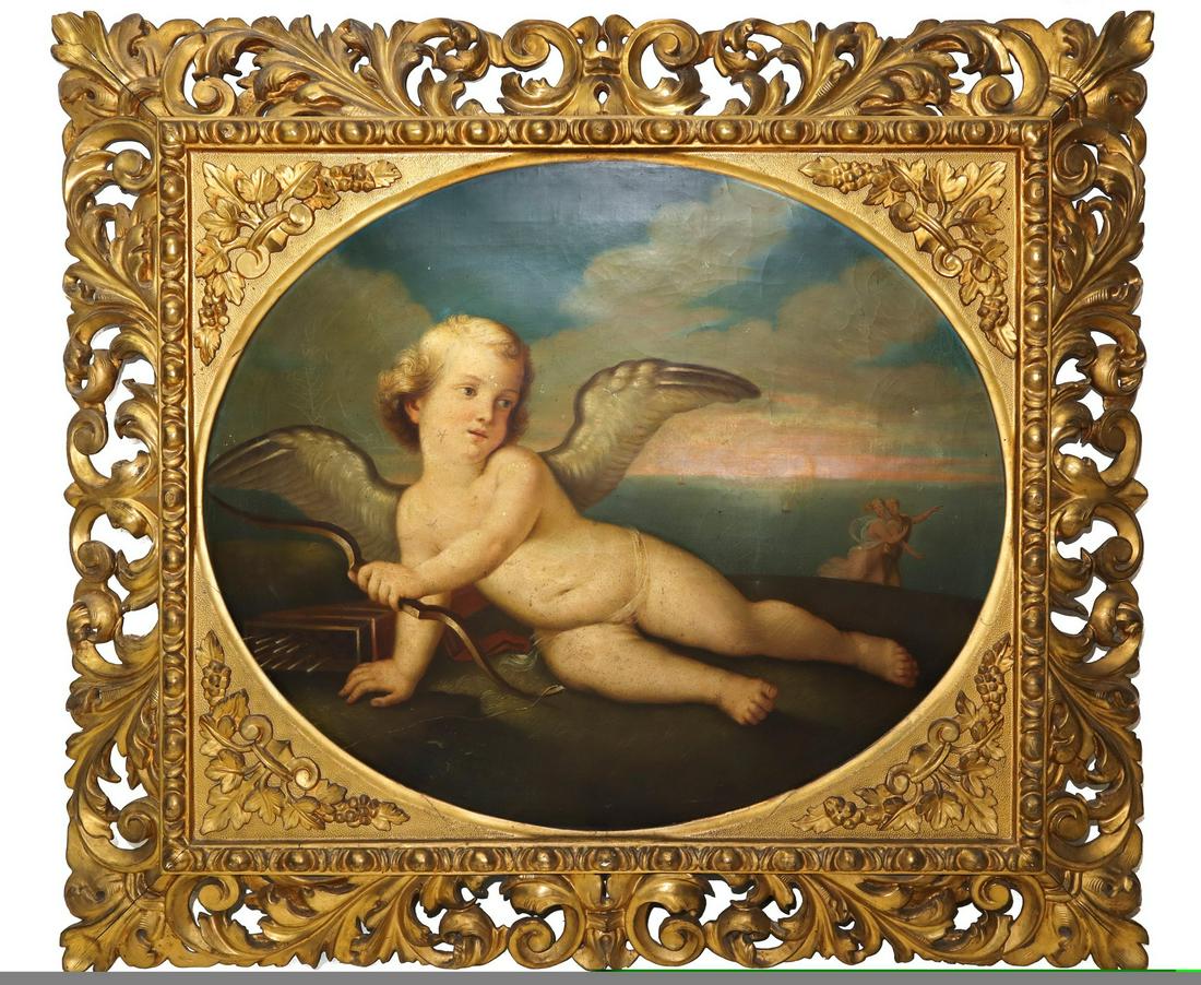 Putto with bow and arrow, Italy, early 19th century (1 of 4)