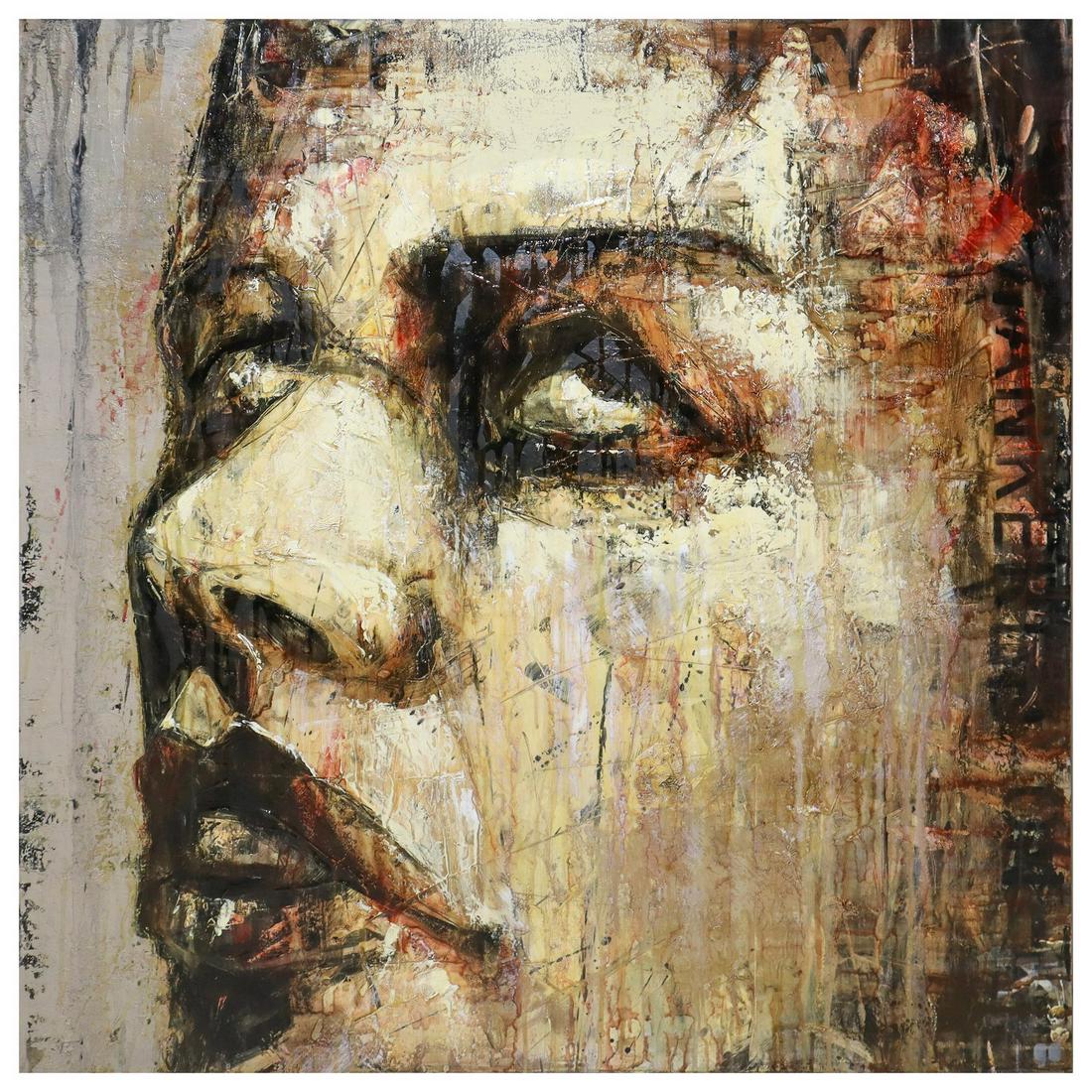 Guy Denning (1965) - Key's a bit special: Oil painting on canvas 91 x 91 cm f