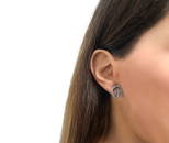 Damiani - Earrings in white gold and diamonds Damianissima series