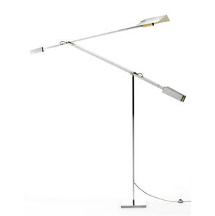 Angelo Brotto per Esperia (1914-2002) - Big giraffe: H cm 200x150x30 Lamp in steel and aluminum, adjustable and rotatable.