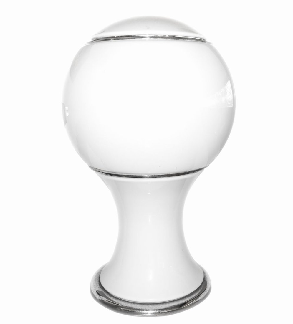 Fontana Arte per Gianni Celada © (MILANO, 1935) Hot air balloon model table lamp: 80cm x 37cm Present crack on one side