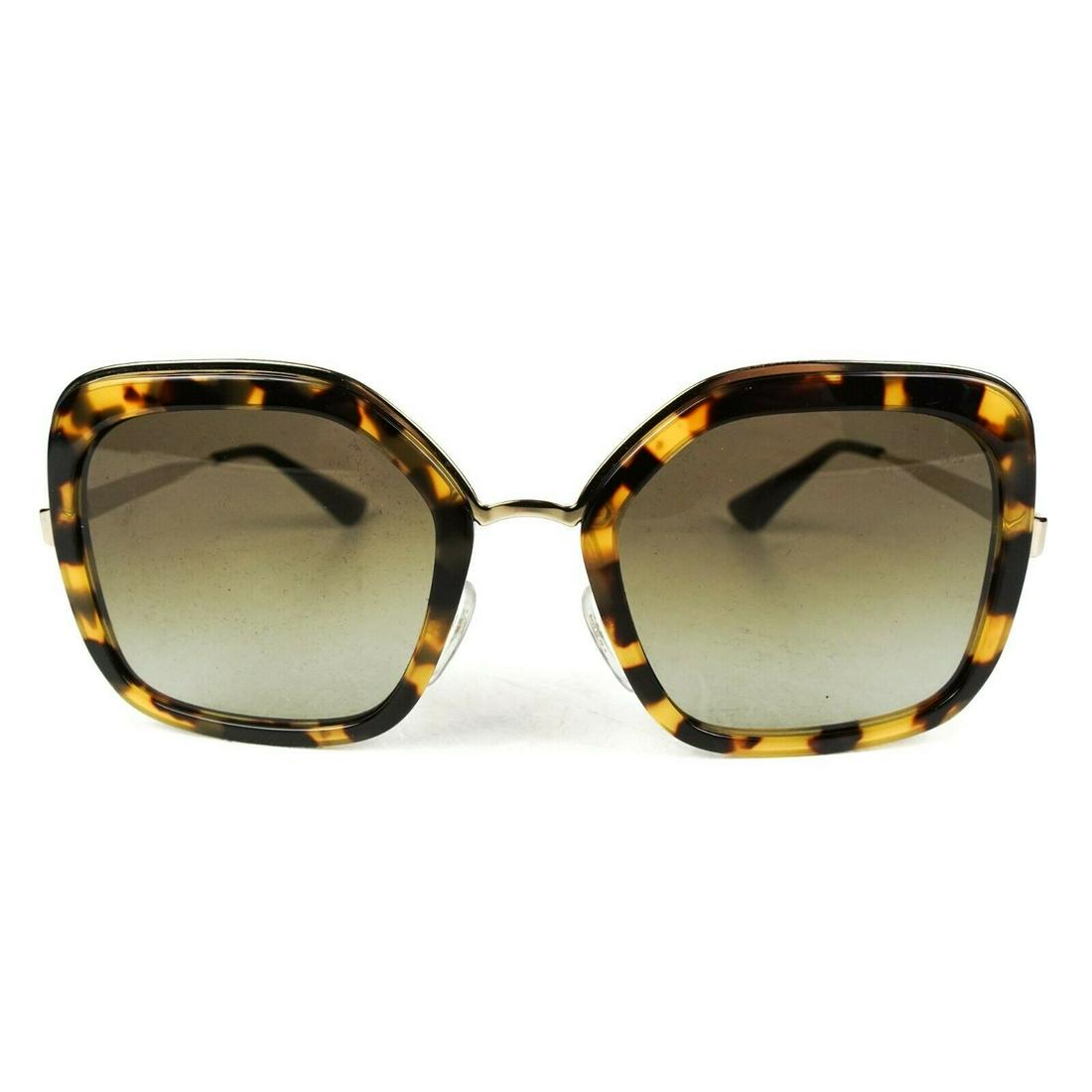Prada - Sunglasses - Rectangle Frame - Tortoise Brown: PRADA - Rectangle Frame Sunglasses Color: Tortoise ------------------------------------------------------------ Details: - tortoise - rectangle shape - Full Tint lenses - item # KJAC109 Condition: Exc