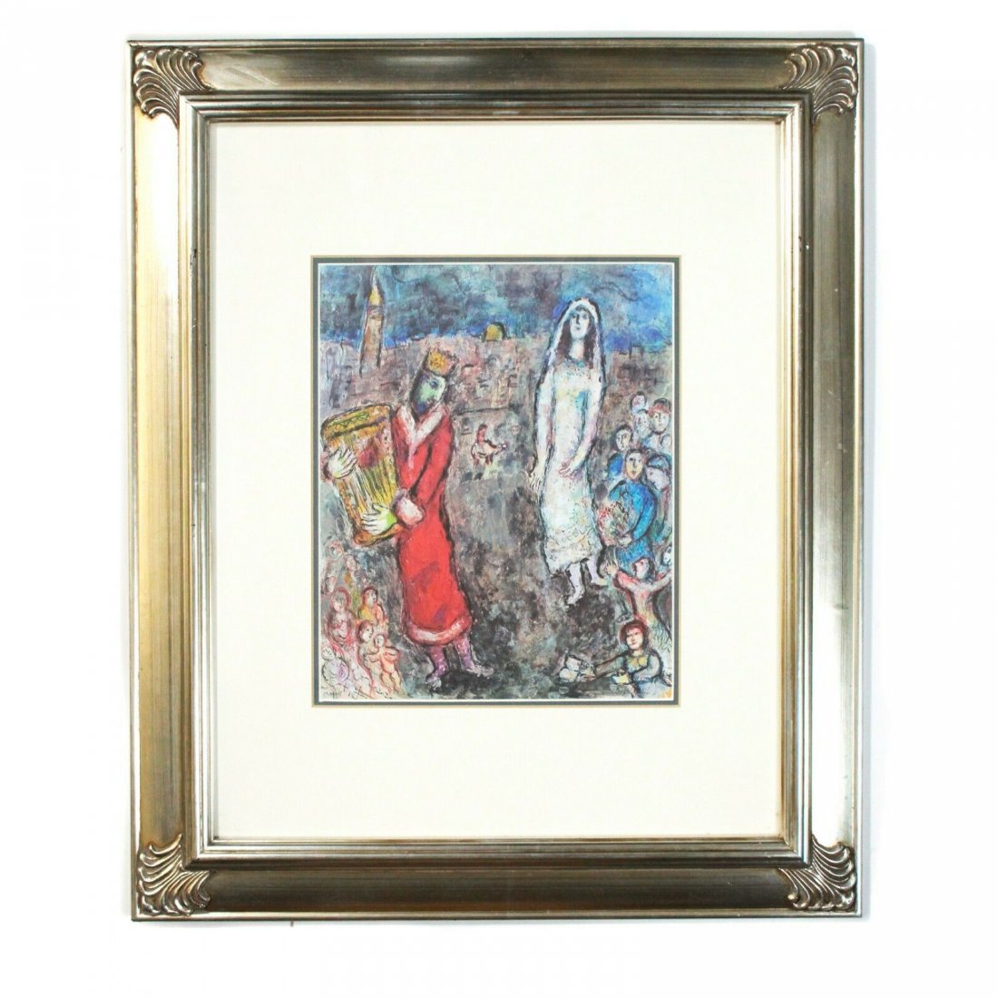 Marc Chagall - David et Bethsabee - Signed Lithograph: Marc Chagall - David et Bethsabee - Signed Lithograph Framed with COA ------------------------------------------------------------ Details: - Title: 'David et Bethsabee' - Artist: Marc Chagall - litho