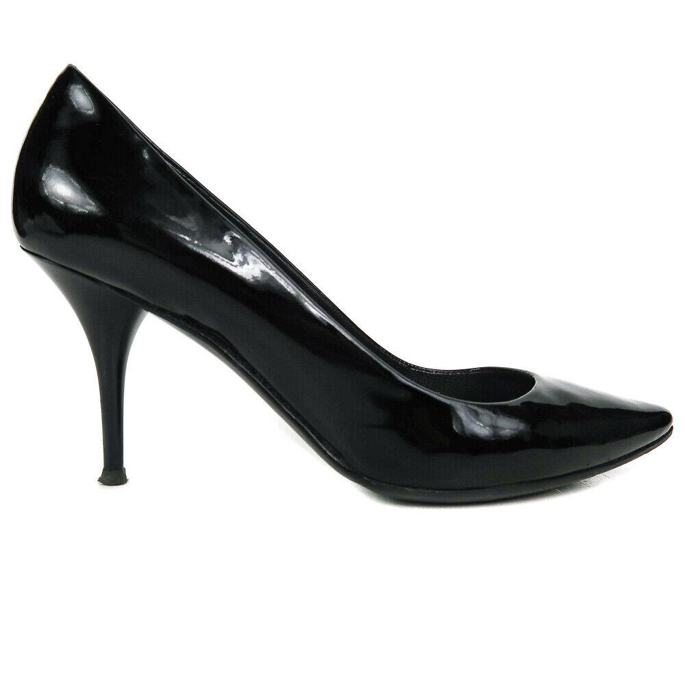 Christian Dior - Patent Leather Pointed Toe Pump - 9: ChristianDior - Black Patent Leather Pointed Toe Pump Heels Color: Black Size: US 9 - IT 39 ------------------------------------------------------------ Details: - pointed toe - box and dustbag includ