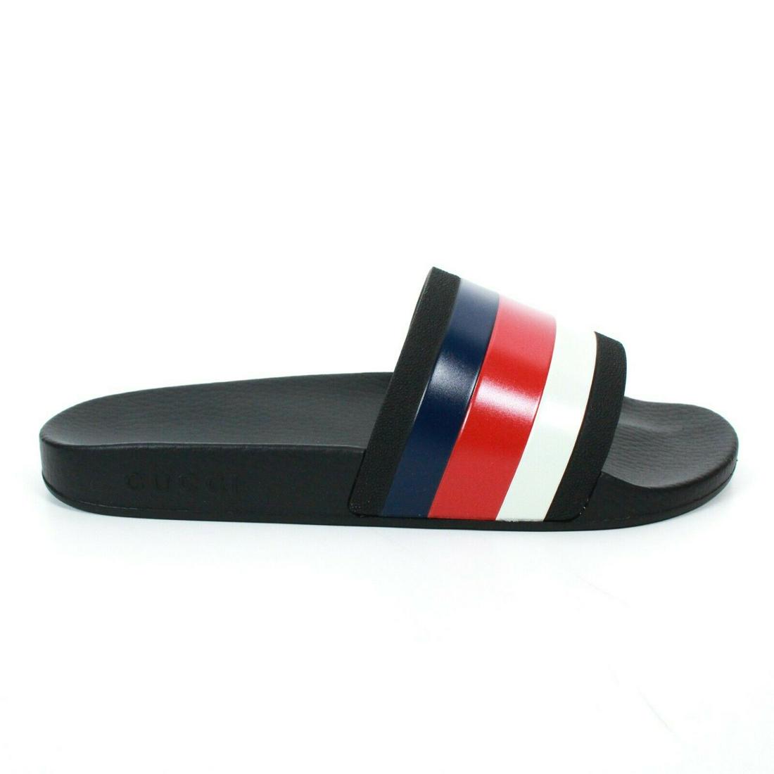 gucci slides red and blue