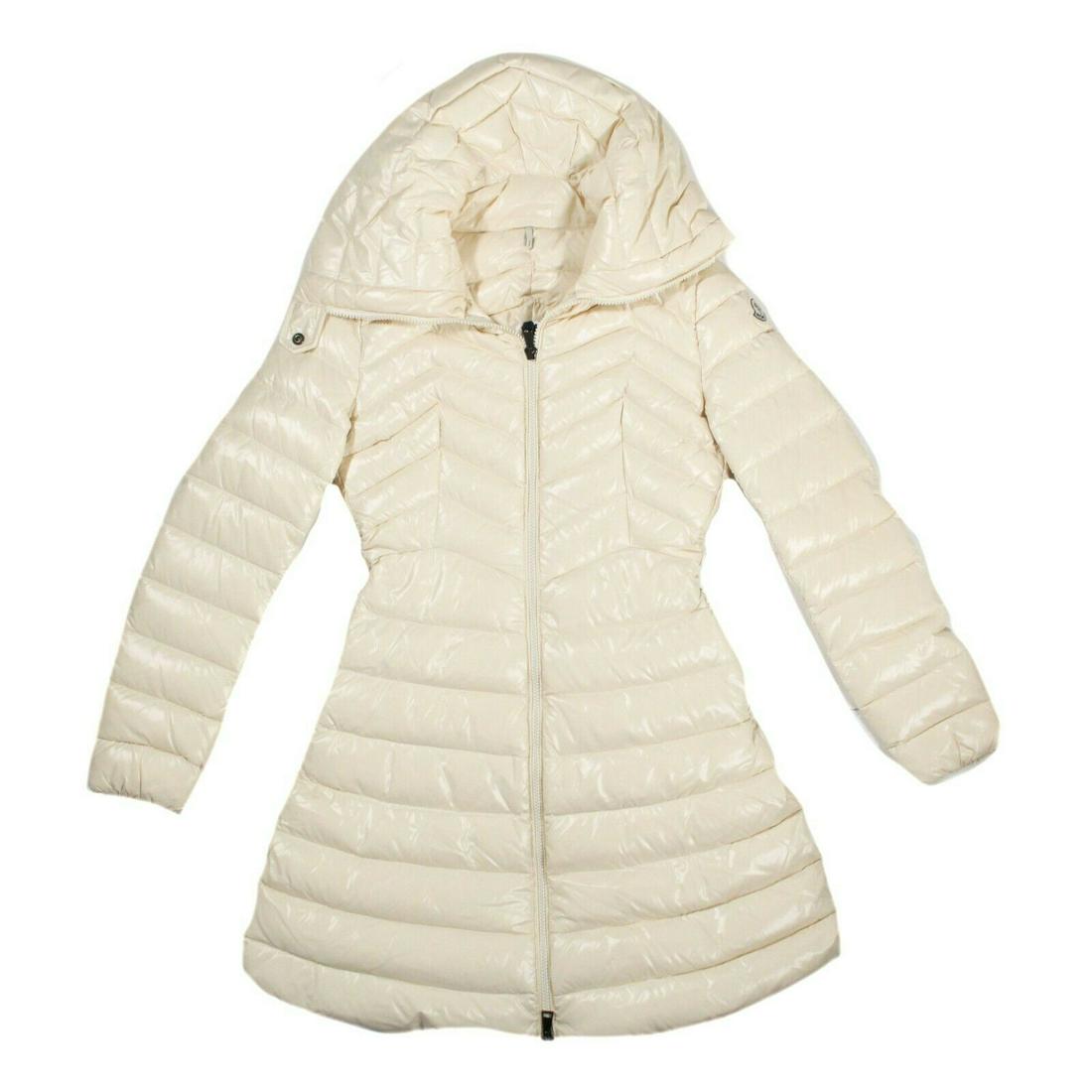 Moncler - New Long Faucon Giubbotto Puffer Coat: Moncler - New - (Current Style) Long Faucon Giubbotto Puffer Jacket Color: Off-white - Ivory Size: Women's US 00 - XS - Extra Small Material: Polyamide ------------------------------------------------