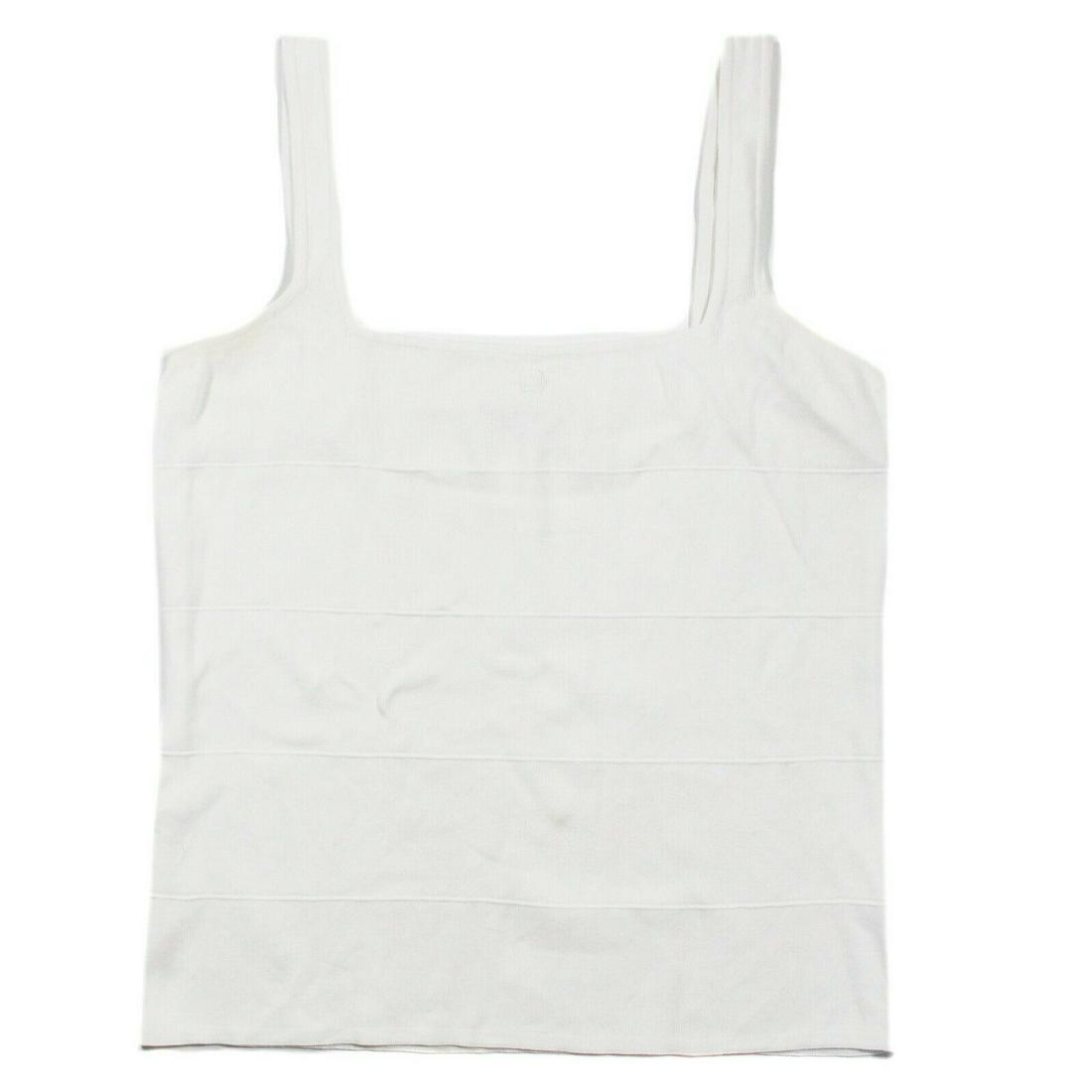 Chanel - Vintage Embroidered CC Logo Tank Top - US 12 (1 of 4)