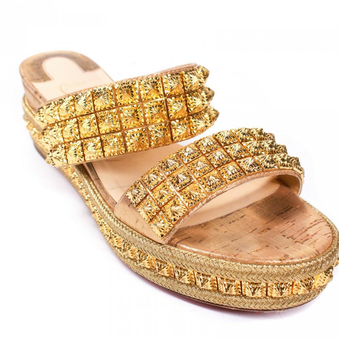 Christian Louboutin - Gold Stud Espadrilles US 8 (1 of 4)