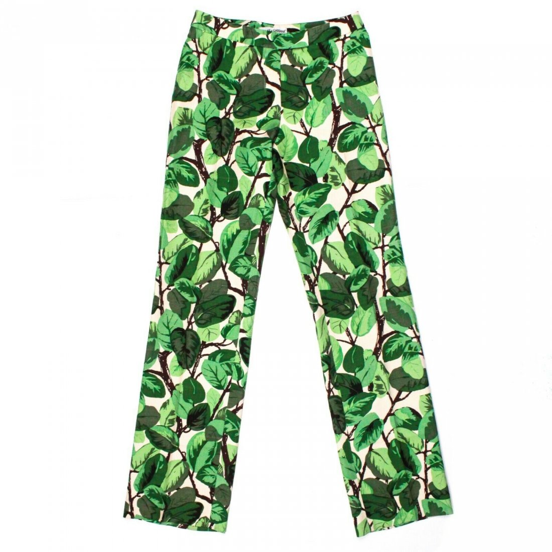 Dolce & Gabbana - Iconic 96 Rare Pants Leaf Print - 0 (1 of 4)