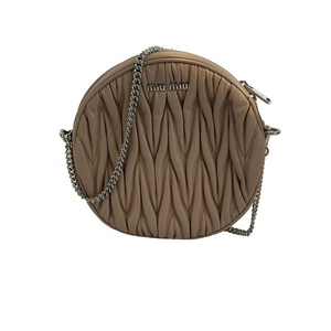 Miu miu matelassé leather crossbody bag Clearance