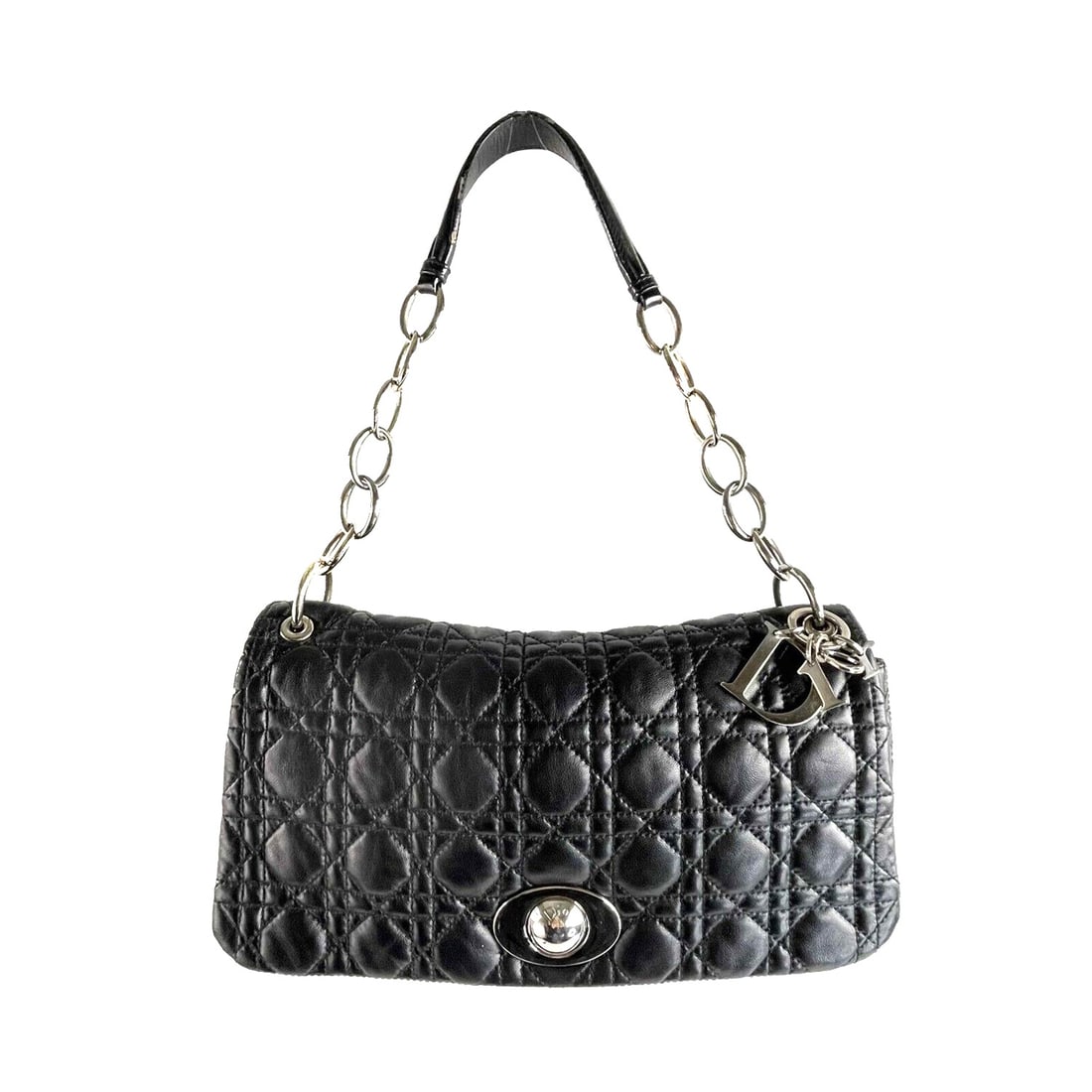 Christian Dior Lambskin Rendezvous Cannage Small (1 of 9)