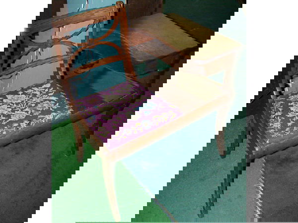 Mahogany Gossip Bench: Circa 1920s mahogany telephone table "gossip bench". Original finish and condition.