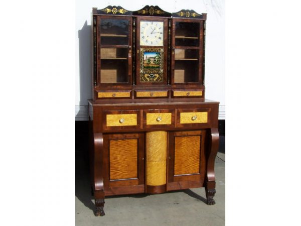 IMPORTANT Eli Terry Custom Clock Sideboard - 3
