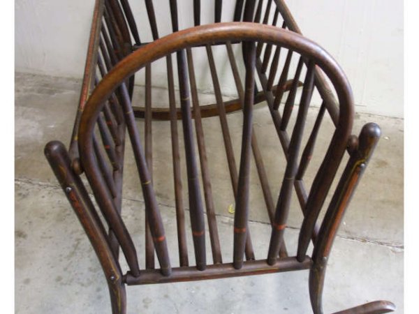 19th Century Hand Painted Baby Craddle - 2