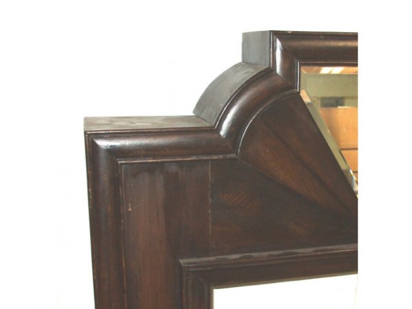 English Oak Deco Fireplace Mantel - 2