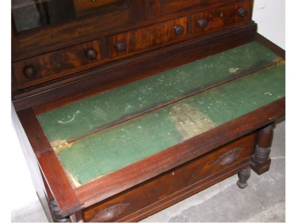Fine Burled Walnut Plantation Desk - 2