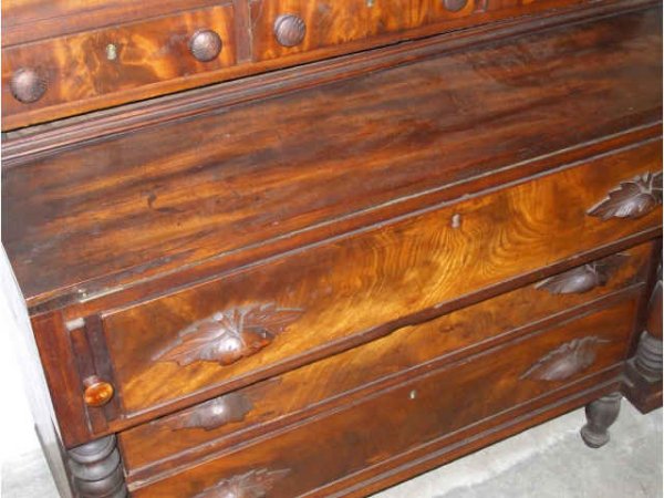 Fine Burled Walnut Plantation Desk - 3