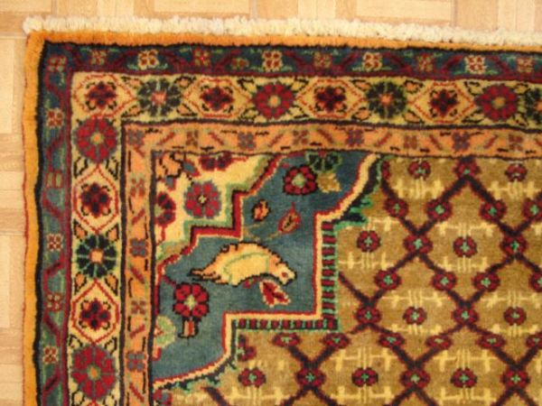 Very Nice Hand Knotted Persian Entry Rug - 4