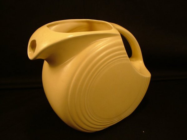Fiesta Yellow Gravy Boat and Moon Pitcher - 2