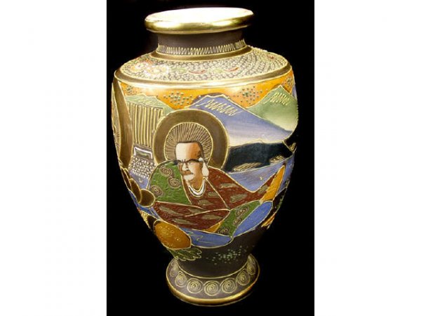 Satsuma Style Japanese Decorated Vase