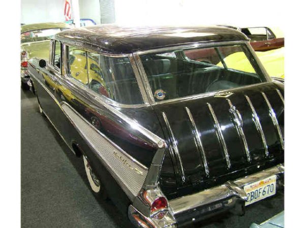 1957 Bel Air Black Chevy Nomad - 2