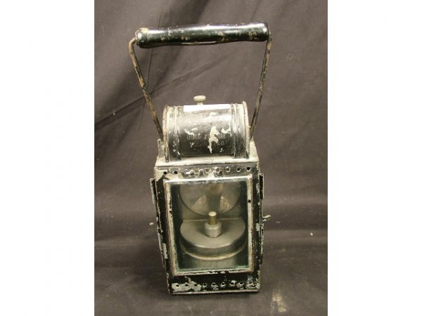 Early 1900s Black Skaters Lamp