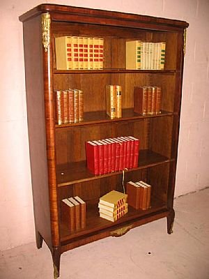 Fine Walnut Louis XVI Open Bookcase - 2