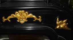Fine Ebonized Etagere with Dore Bronze Ormolu - 2