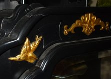 Fine Ebonized Etagere with Dore Bronze Ormolu - 3