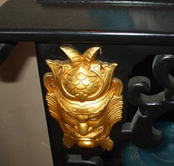 Fine Ebonized Etagere with Dore Bronze Ormolu - 4