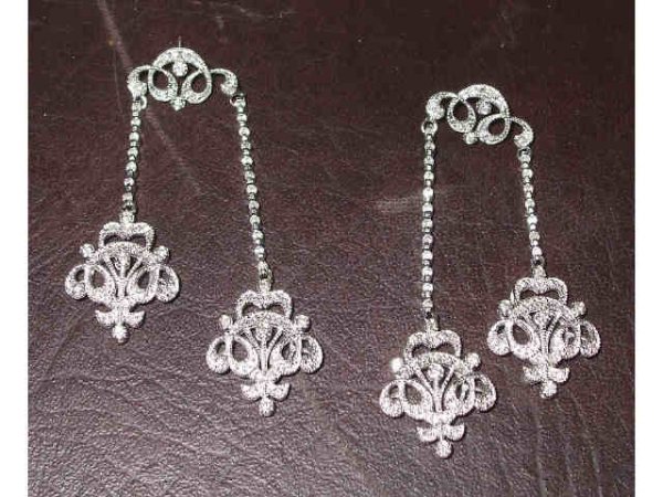 1.46 ct. Diamond Drop Earrings - 2