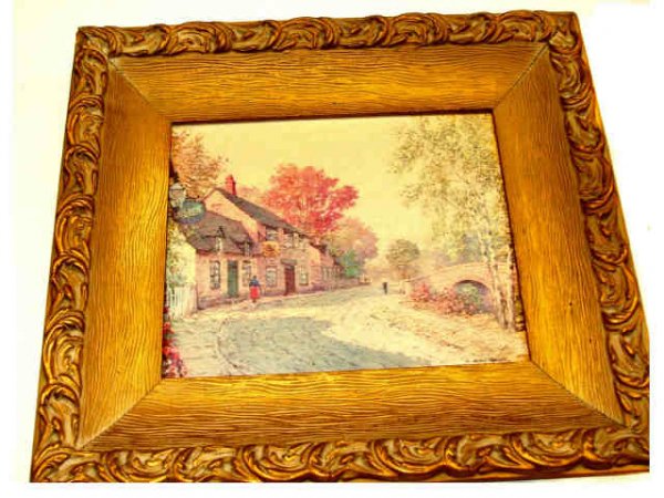 Fine Oak Framed Antique Oil Painting
