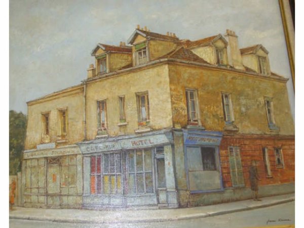 Signed Jean Keime Street Scene O/B - 2
