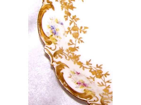 large Limoges Decorated Charger - 2