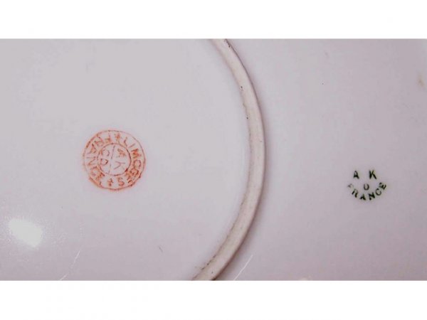 large Limoges Decorated Charger - 3