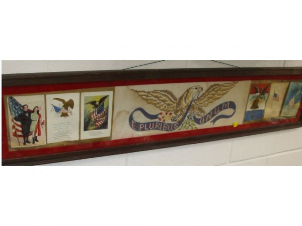 A Wall Hanging Patriotic Diarama