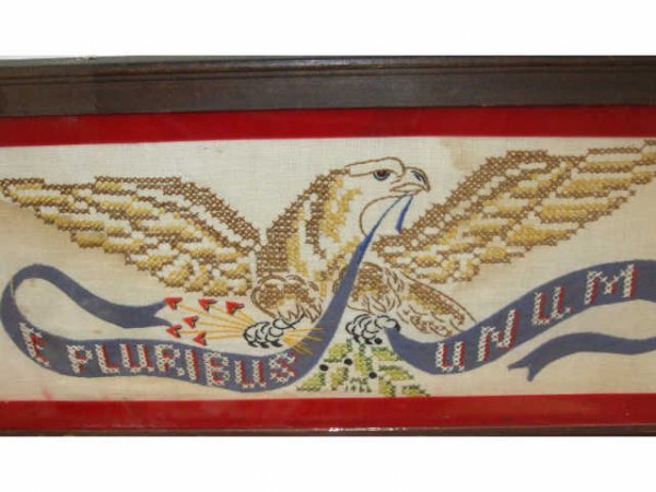 A Wall Hanging Patriotic Diarama - 3