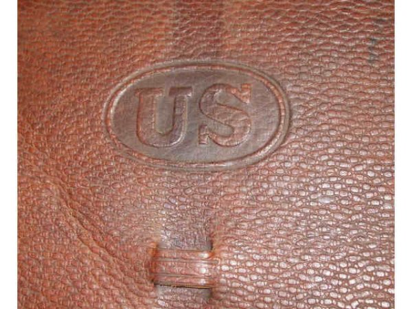 US Cavalry Leather Saddle Bags - 2