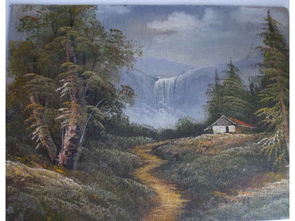 Fine Oil Painting of Woodland Scene - 2