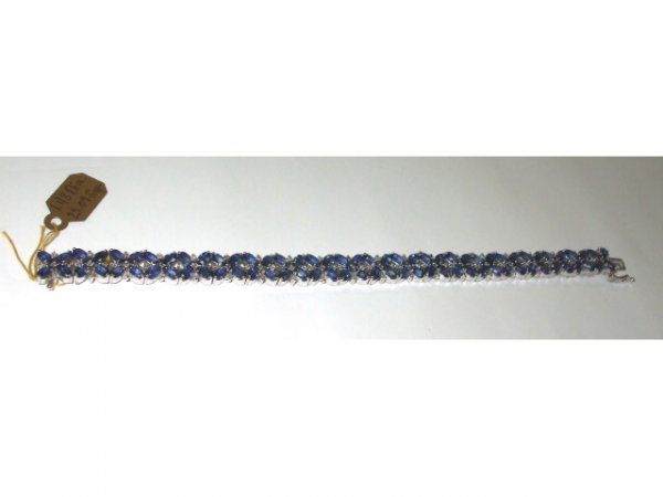 Ultra Fancy Sapphire & Diamond Bracelet - 4